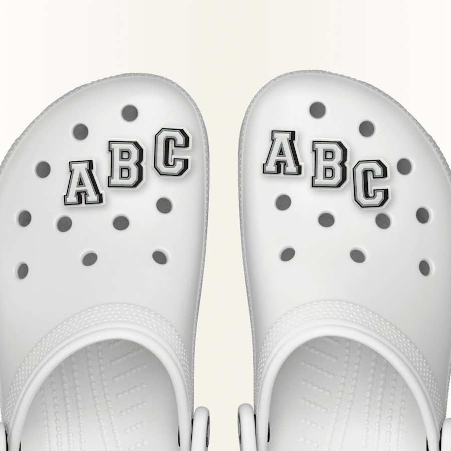 Women / Men Crocs - Letter A-Z Jibbitz Shoe Charm