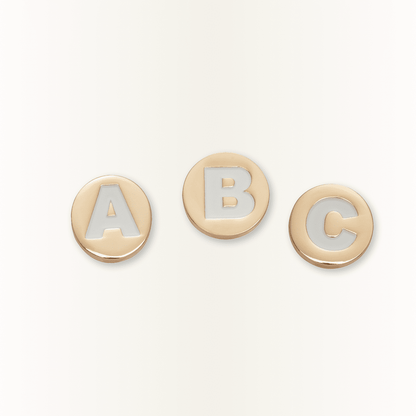 Women / Men Crocs - Gold Letter A-Z Jibbitz Shoe Charm