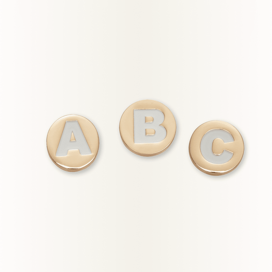 Women / Men Crocs - Gold Letter A-Z Jibbitz Shoe Charm