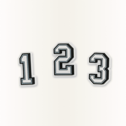 Women / Men Crocs - Number 0-9 Jibbitz Shoe Charm