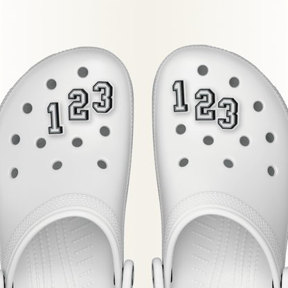 Women / Men Crocs - Number 0-9 Jibbitz Shoe Charm