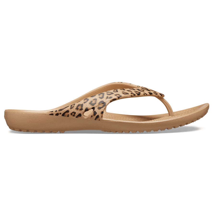 Women Crocs - Women's Kadee II Leopard Flip
