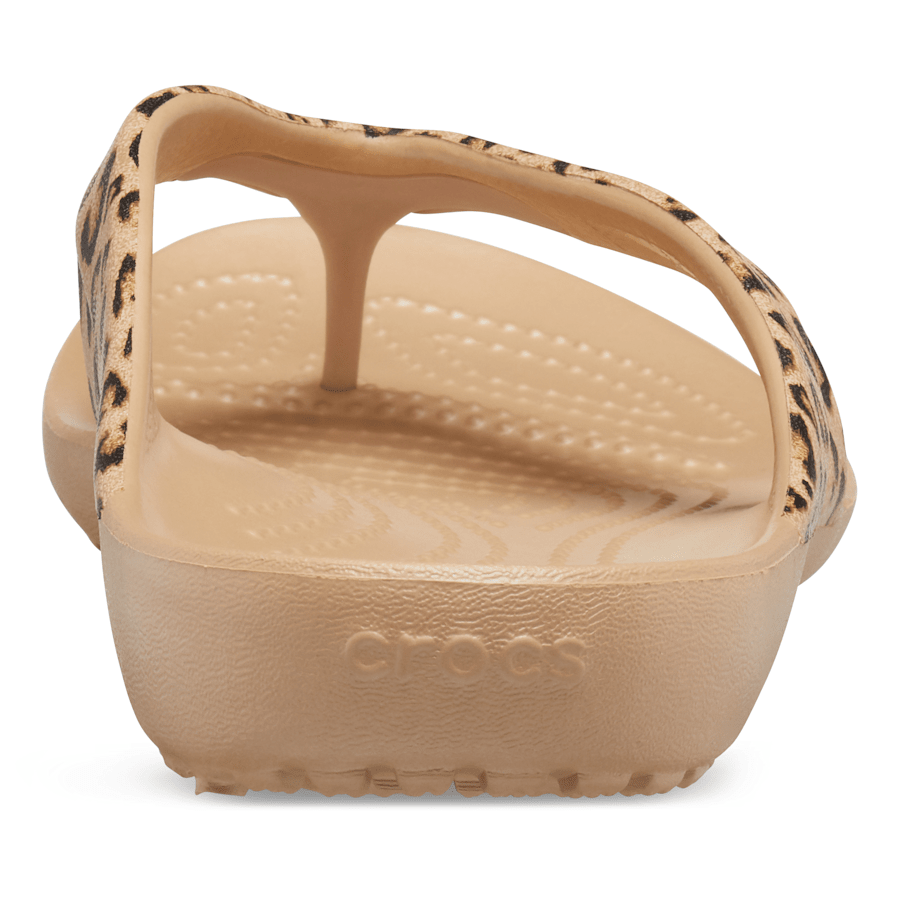 Women Crocs - Women's Kadee II Leopard Flip