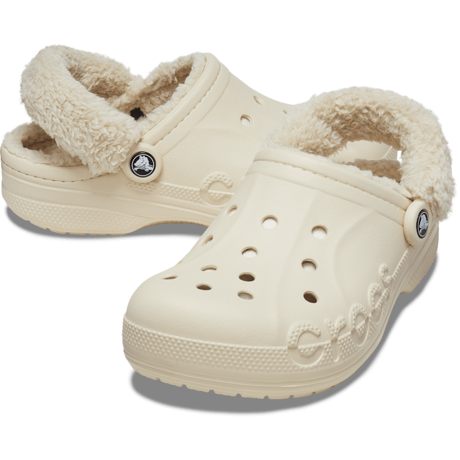 Women / Men Crocs - Baya Lined Fuzz-Strap Clog