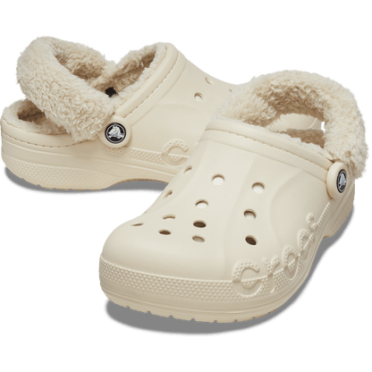 Women / Men Crocs - Baya Lined Fuzz-Strap Clog
