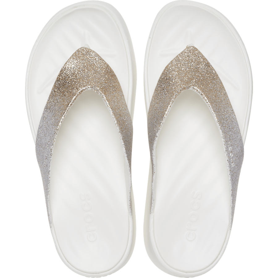 Women Crocs - Getaway Chunky Glitter Platform Flip