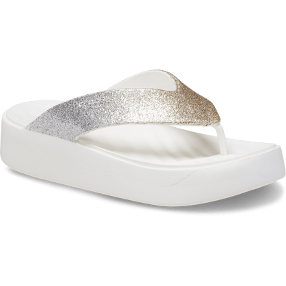 Women Crocs - Getaway Chunky Glitter Platform Flip
