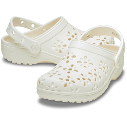 Women / Men Crocs - Classic Floral Cut-Out Clog