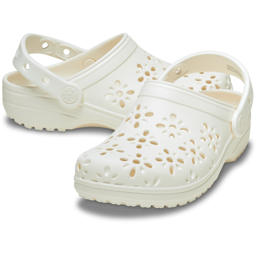 Kids Crocs - Kids' Classic Floral Cut-Out Clog
