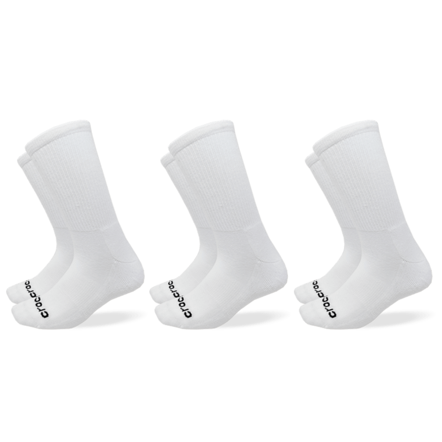 Women / Kids Crocs - CrocsSocks Crew Texture Logo 3PK