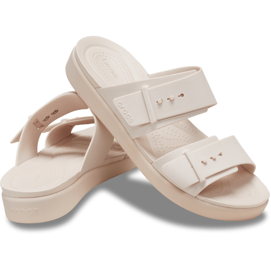 Women Crocs - Brooklyn Buckle Low Low
