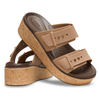 Women Crocs - Brooklyn Cork Buckle