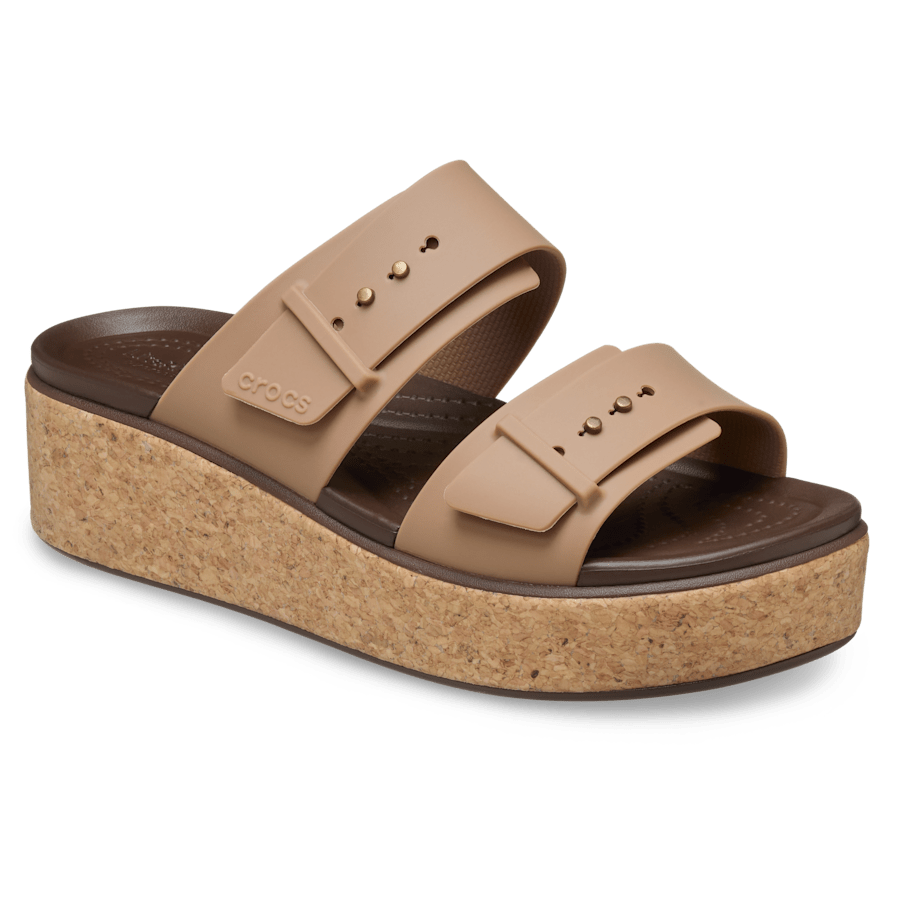 Women Crocs - Brooklyn Cork Buckle