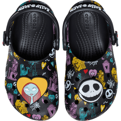 Kids Crocs - Toddlers’ Disney Tim Burton's The Nightmare Before Christmas Jack and Sally Classic Clog