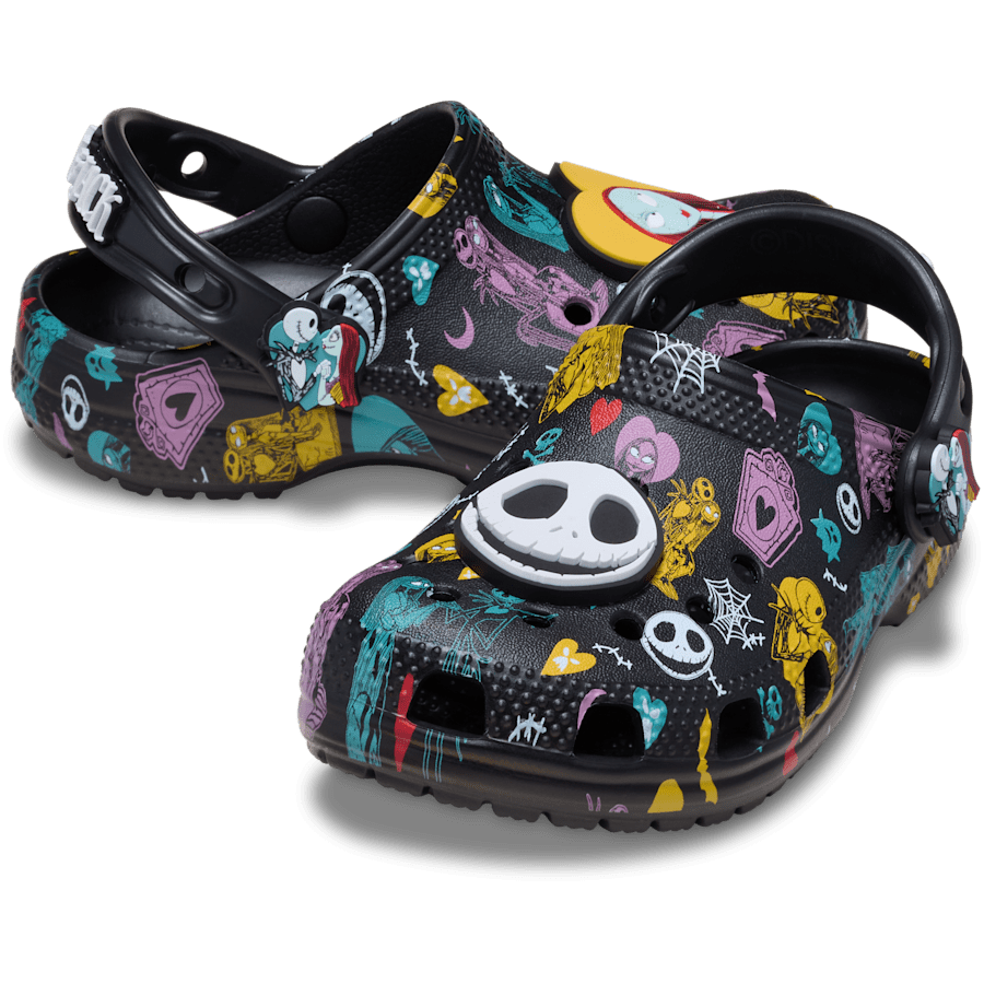 Kids Crocs - Toddlers’ Disney Tim Burton's The Nightmare Before Christmas Jack and Sally Classic Clog