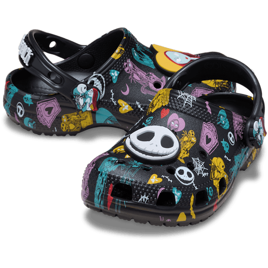 Kids Crocs - Toddlers’ Disney Tim Burton's The Nightmare Before Christmas Jack and Sally Classic Clog