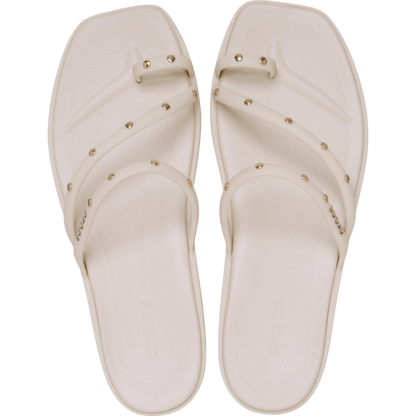Women Crocs - Miami Studded Toe Loop Sandal