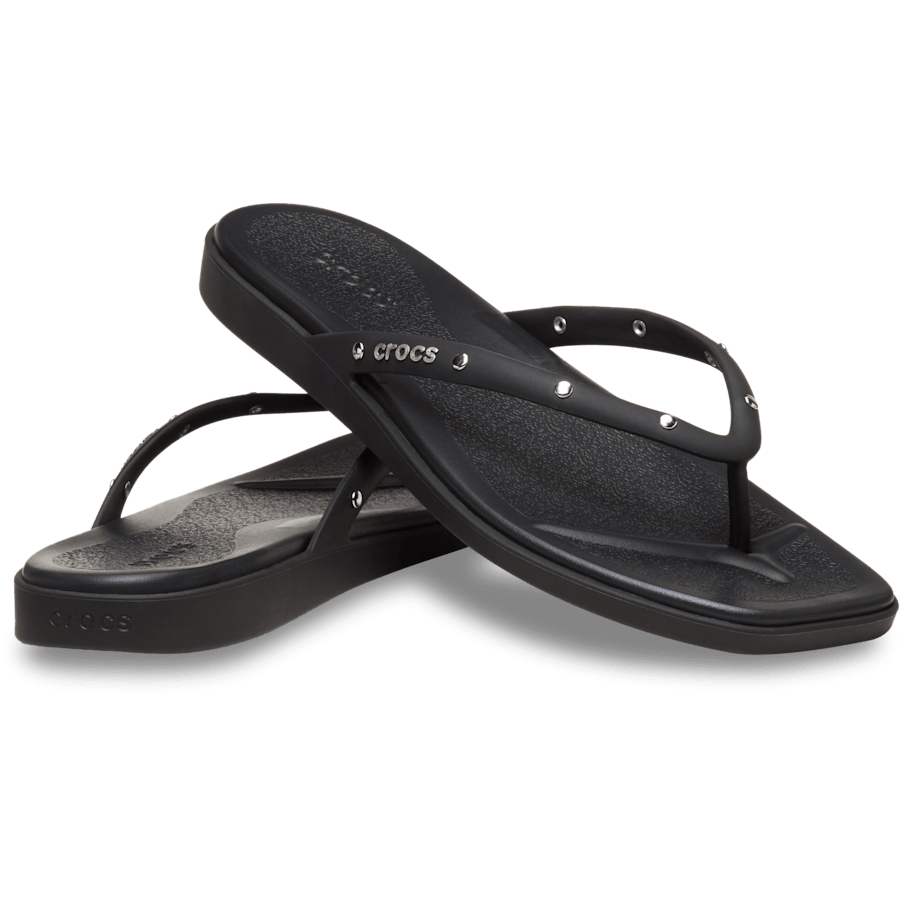Women Crocs - Miami Studded Flip
