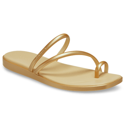 Women Crocs - Women's Miami Metallic Toe Loop Sandal