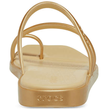 Women Crocs - Women's Miami Metallic Toe Loop Sandal