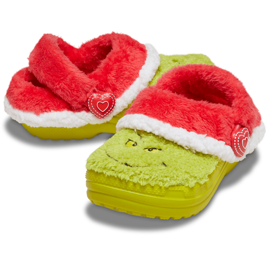 Kids Crocs - Kid's The Grinch Classic Lined Clog- Crocs
