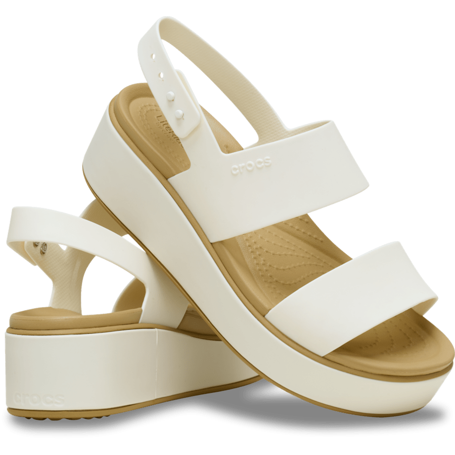 Women Crocs - Brooklyn Matte Wrap Low Wedge
