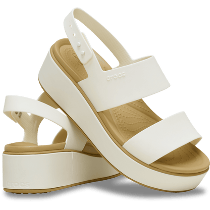 Women Crocs - Brooklyn Matte Wrap Low Wedge