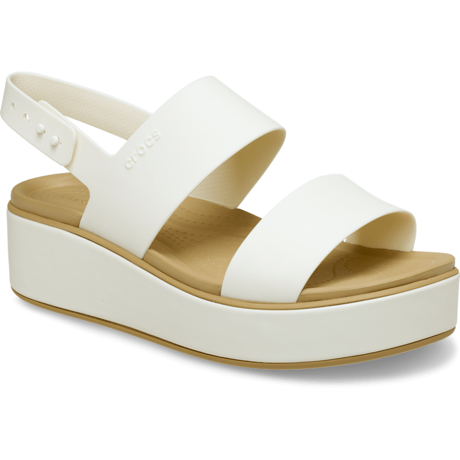 Women Crocs - Brooklyn Matte Wrap Low Wedge