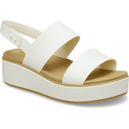 Women Crocs - Brooklyn Matte Wrap Low Wedge