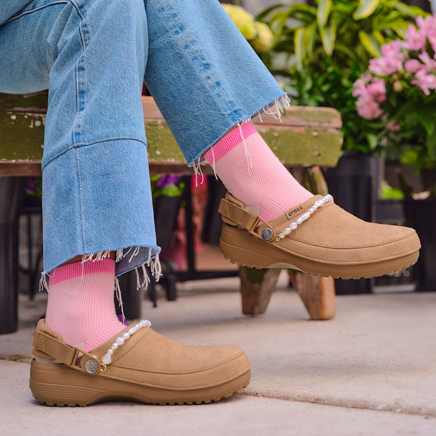 Women / Men Crocs - Classic Crafted Vegan Suede Clog