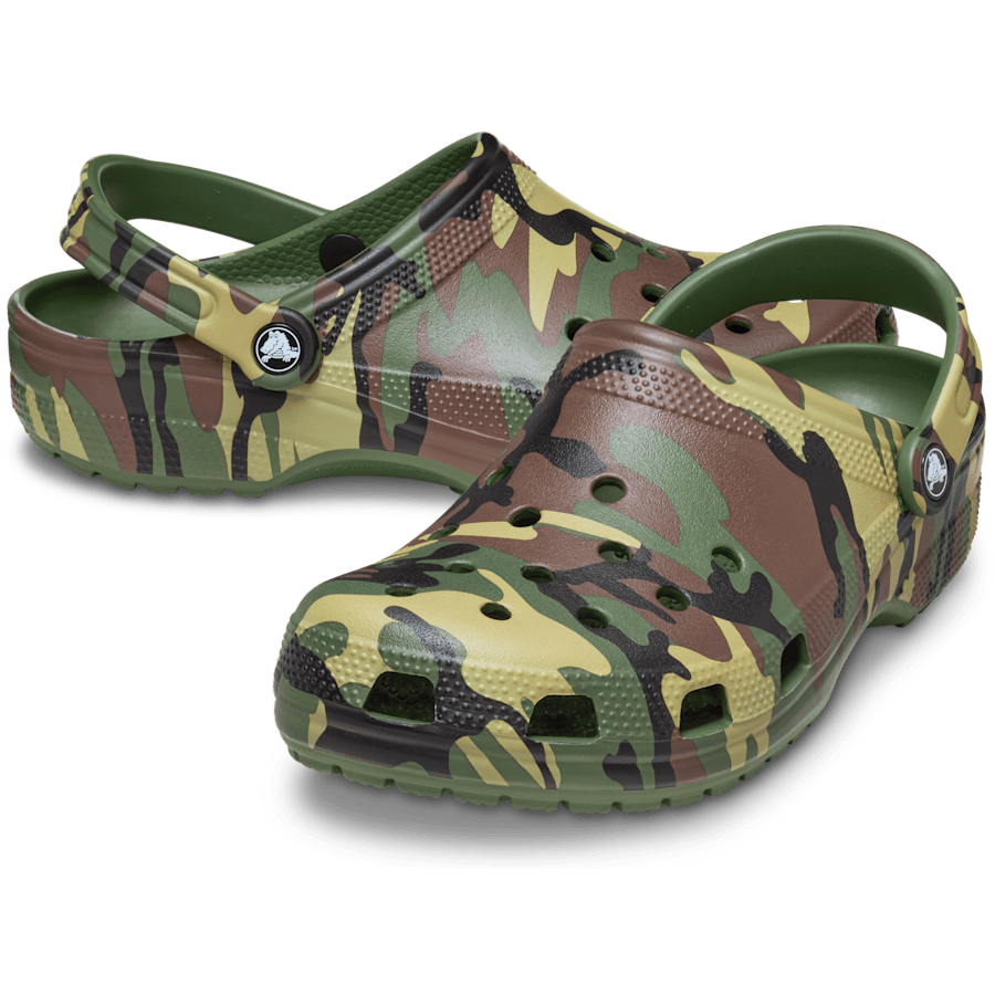Women / Men Crocs - Classic Camouflage Clog