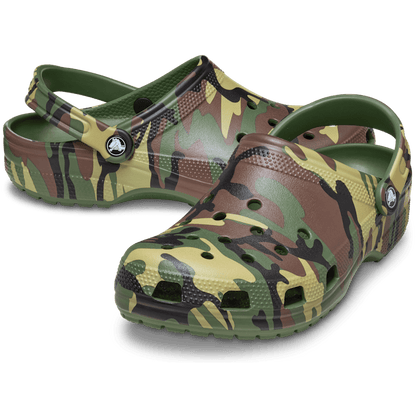 Women / Men Crocs - Classic Camouflage Clog