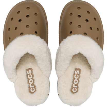 Women / Men Crocs - Classic Fuzz Scuff