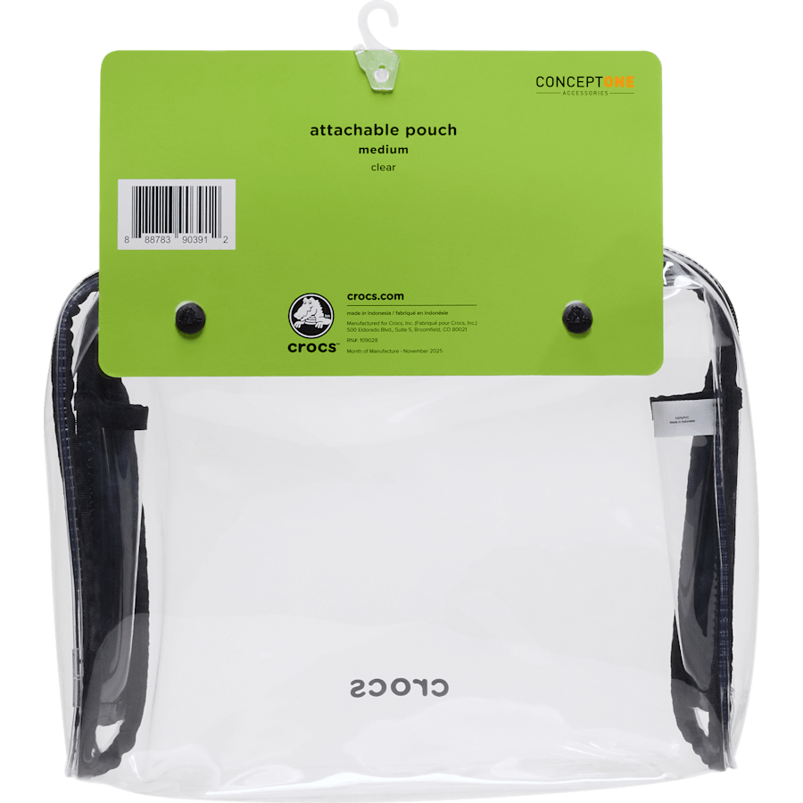 Women / Kids Crocs - Medium Clear Pouch