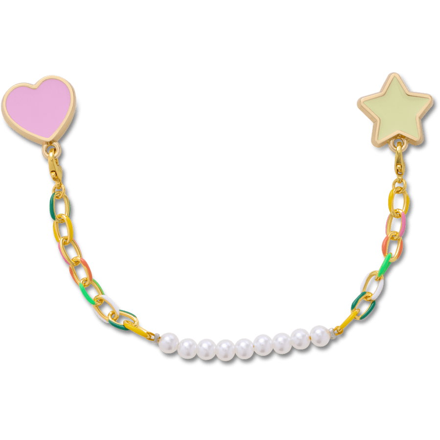 Women / Kids Crocs - Pearl and Rainbow Bag Chain