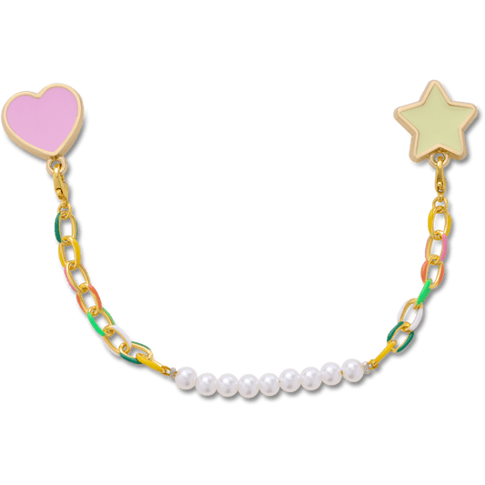 Women / Kids Crocs - Pearl and Rainbow Bag Chain