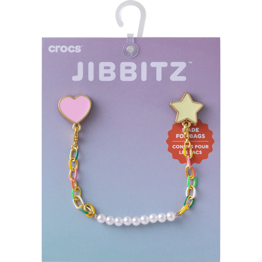 Women / Kids Crocs - Pearl and Rainbow Bag Chain