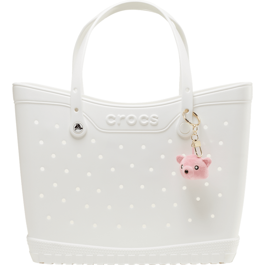 Women / Kids Crocs - Plush Teddy Face Bag Charm