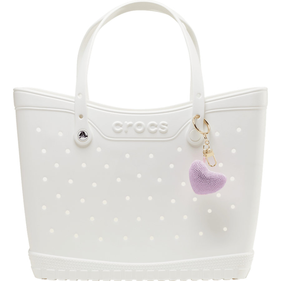 Women / Kids Crocs - Plush Gem Heart Bag Charm