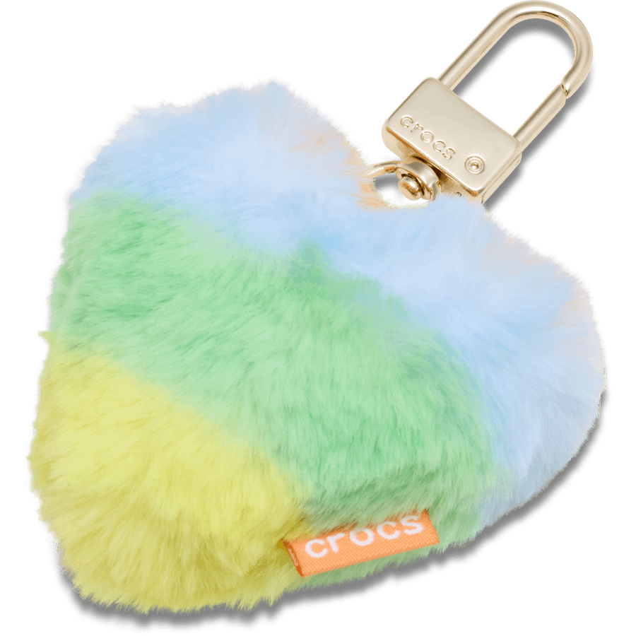 Women / Kids Crocs - Plush Heart Bag Charm