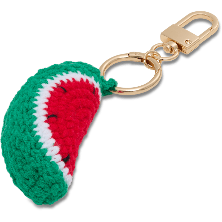 Women / Kids Crocs - Crochet Watermelon Bag Charm
