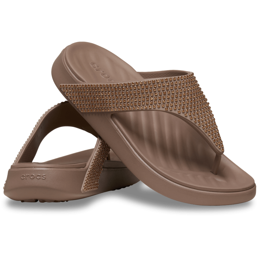 Women Crocs - Getaway Gems Triangle Flip