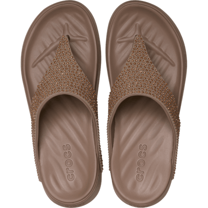 Women Crocs - Getaway Gems Triangle Flip