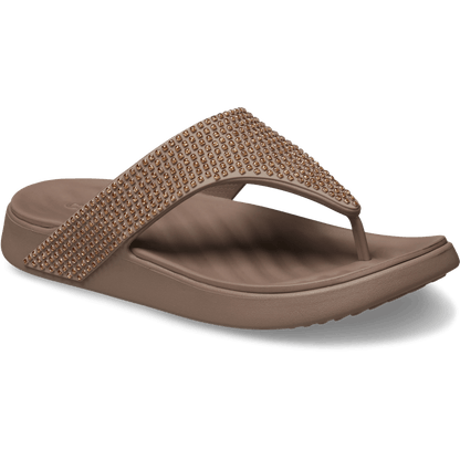 Women Crocs - Getaway Gems Triangle Flip