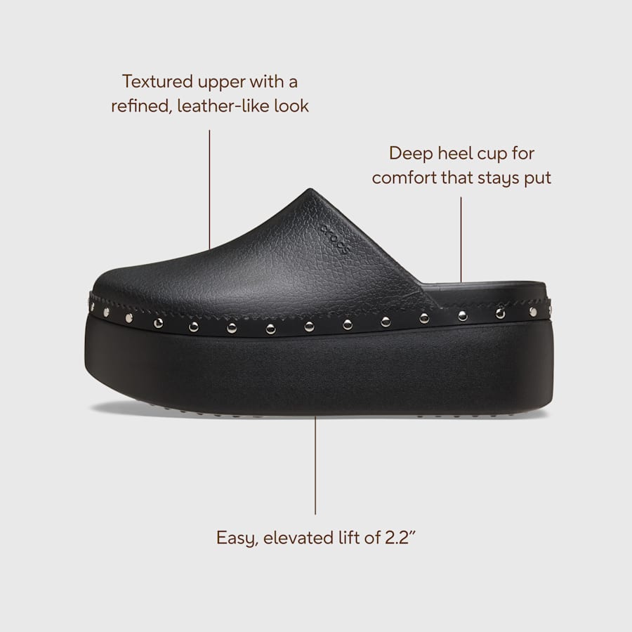 Women Crocs - Dylan Platform Studded Clog