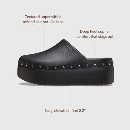 Women Crocs - Dylan Platform Studded Clog