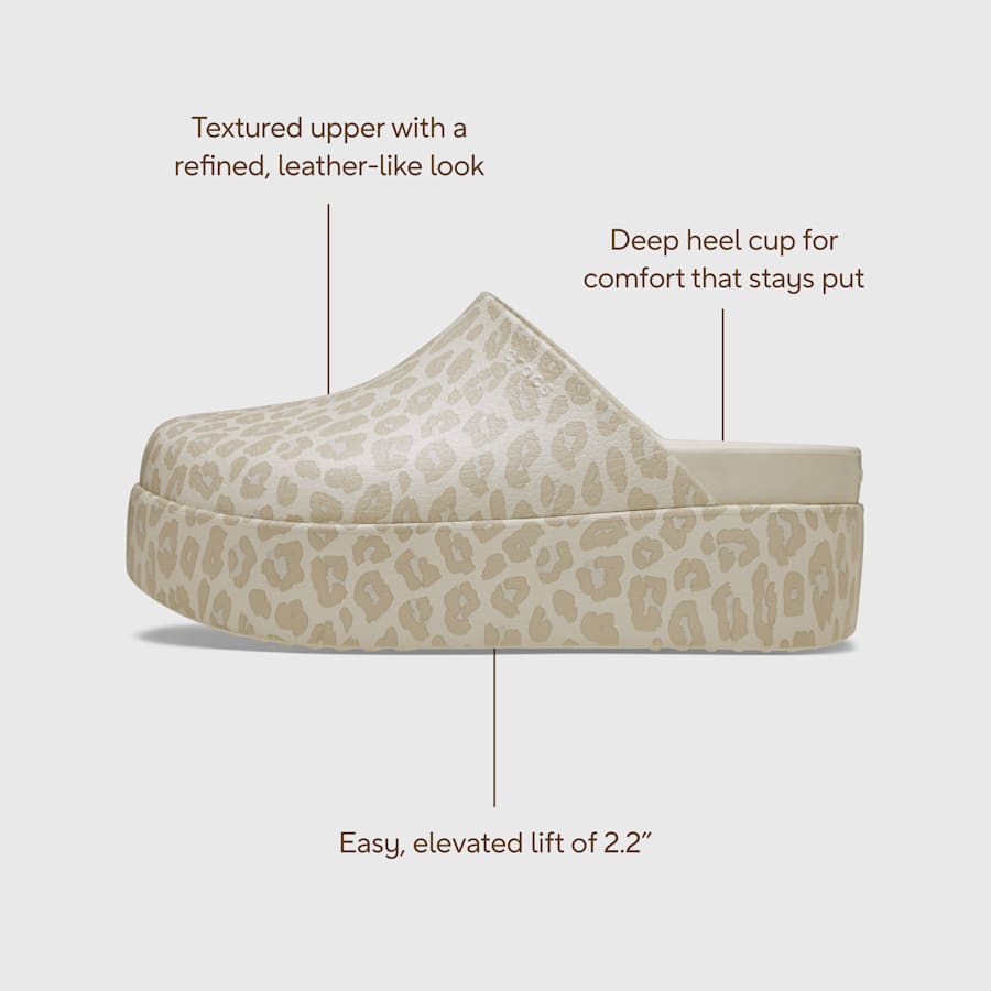 Women Crocs - Dylan Platform Animal Clog