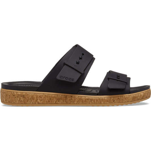 Women Crocs - Brooklyn Cork Buckle Low Low
