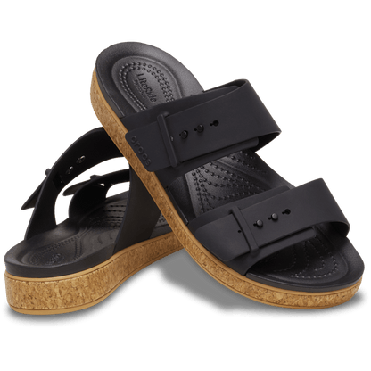Women Crocs - Brooklyn Cork Buckle Low Low