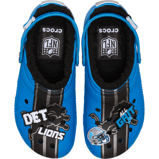 Women / Men Crocs - NFL Detroit Lions Classic Lined Clog